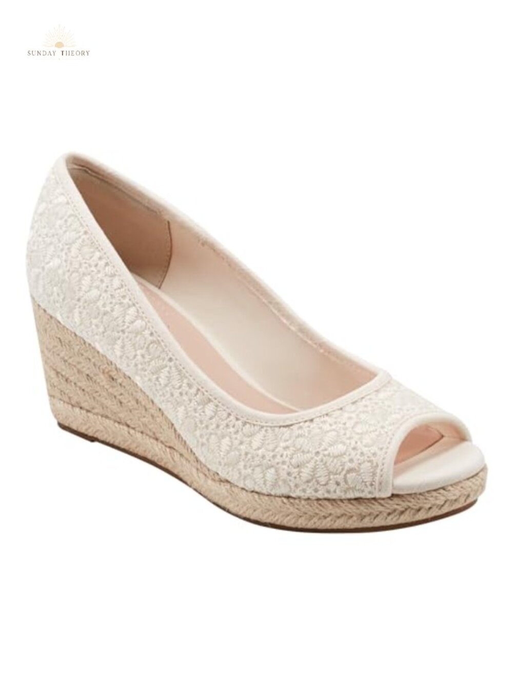 Casual Wedge Sandals with Peep Toe and Ankle Strap